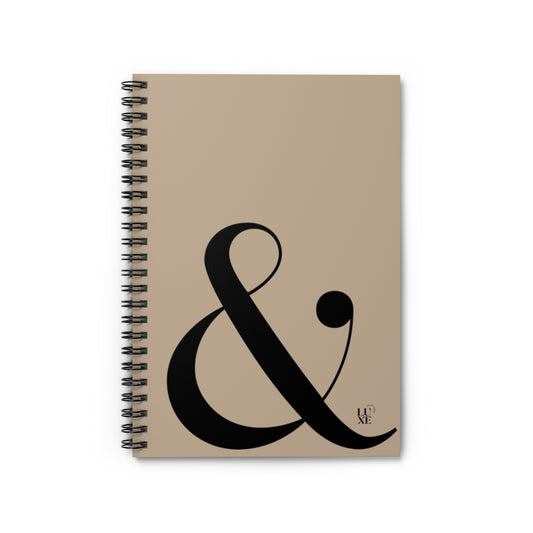 AMPERSAND SPIRAL NOTEBOOK
