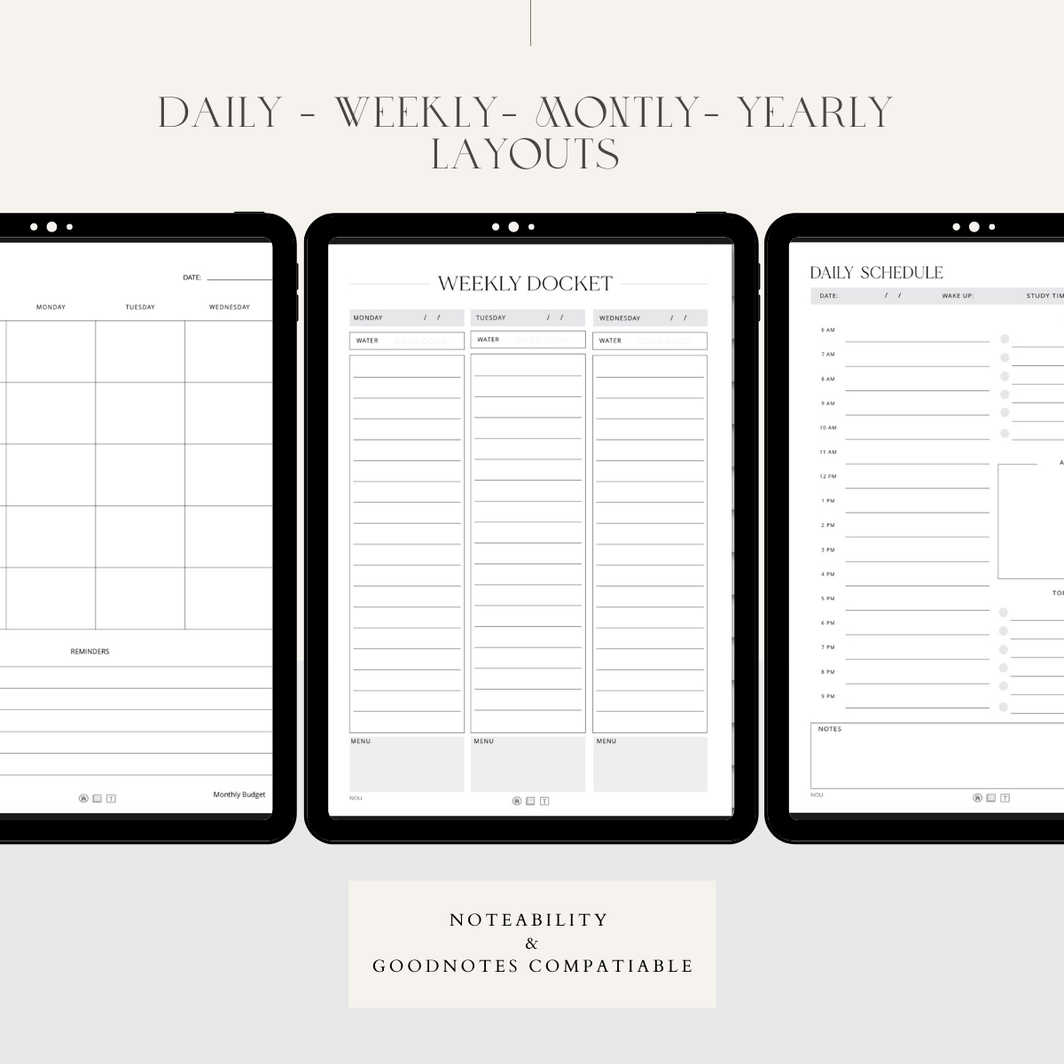 Digital Law School Planner - LAW STUDENT PLANNER - LAW SCHOOL GIFTS