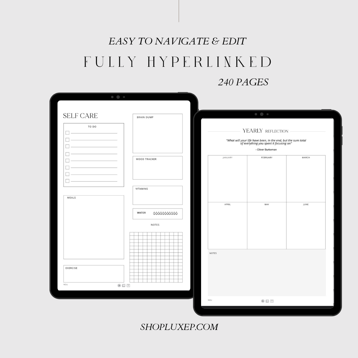 Digital Law School Planner - LAW STUDENT PLANNER - LAW SCHOOL GIFTS