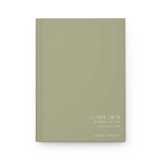 CARPE DIEM DefinitionJournal Matte - Green