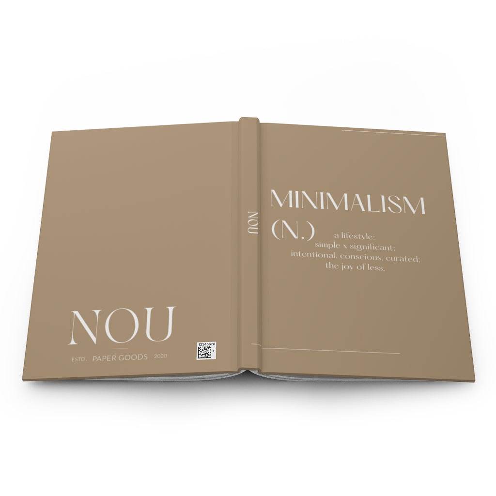 MINIMALISM JOURNAL - KRAFT BROWN