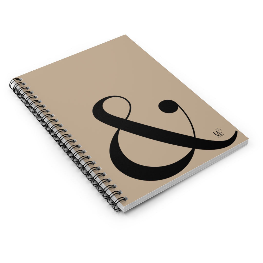 AMPERSAND SPIRAL NOTEBOOK