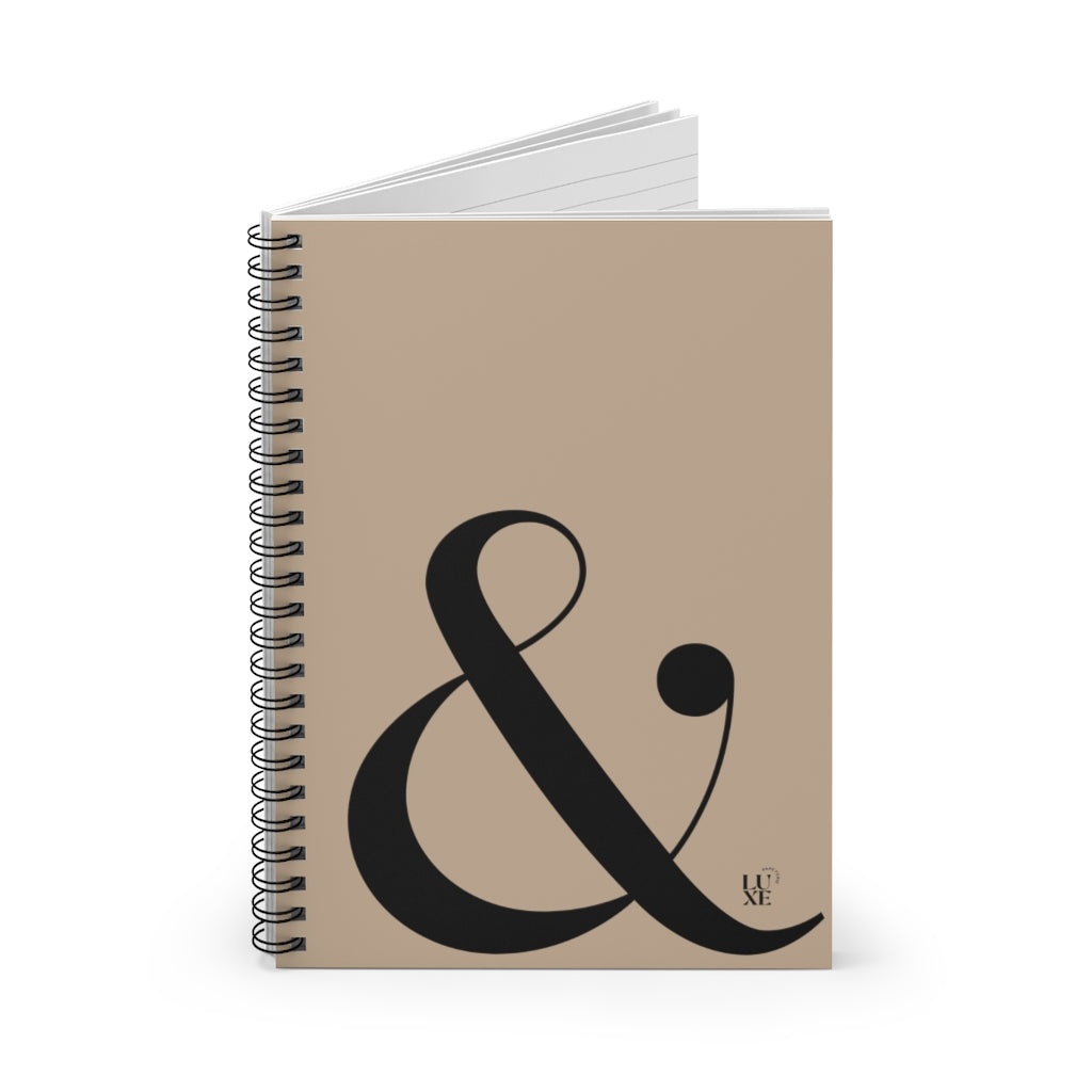 AMPERSAND SPIRAL NOTEBOOK