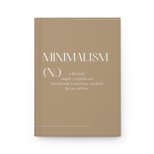 MINIMALISM JOURNAL - KRAFT BROWN