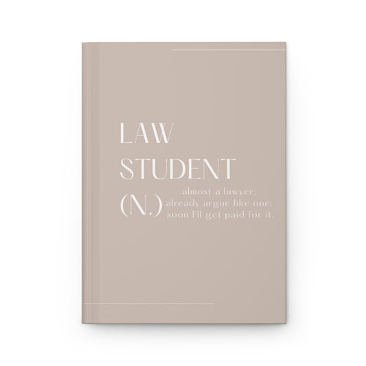 law school supplies, law school notes, law student notebook