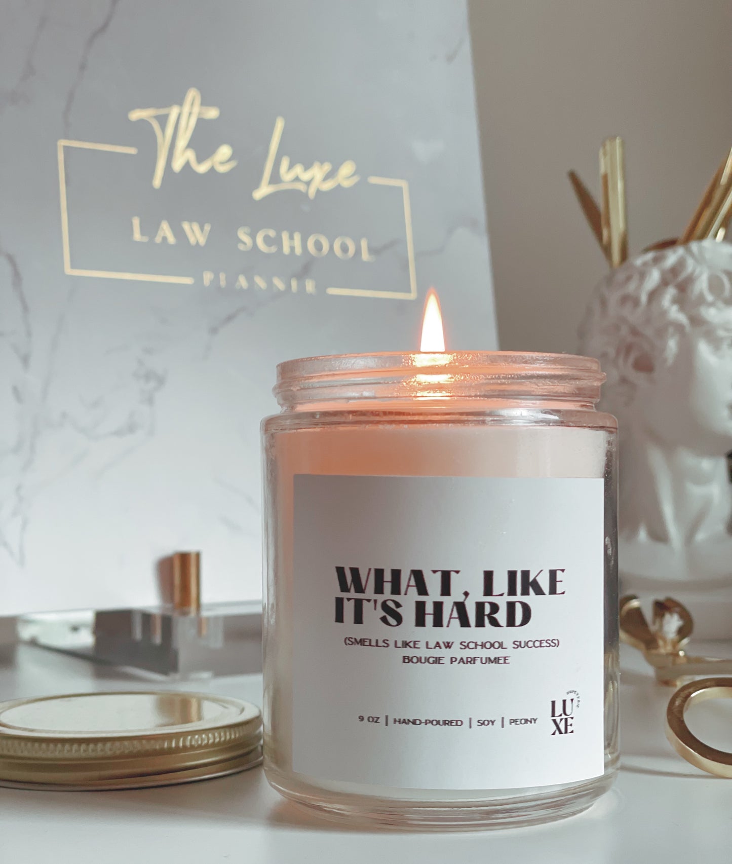 Elle Woods - What Like It's Hard Law Candle - Luxury Candle
