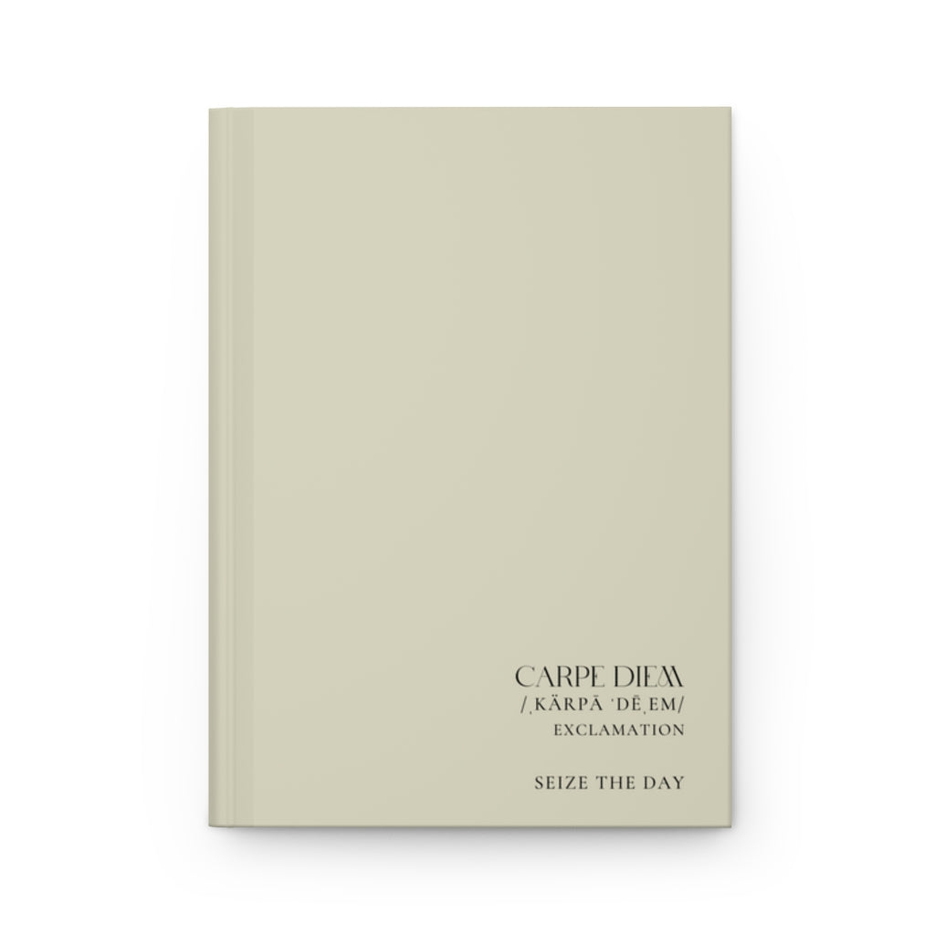 CARPE DIEM Definition Journal Matte - Pale Green