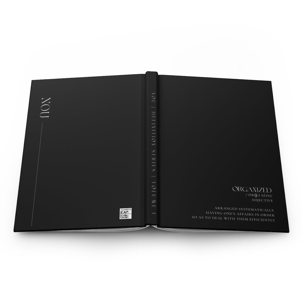 ORGANIZED Definition Journal Matte - Black