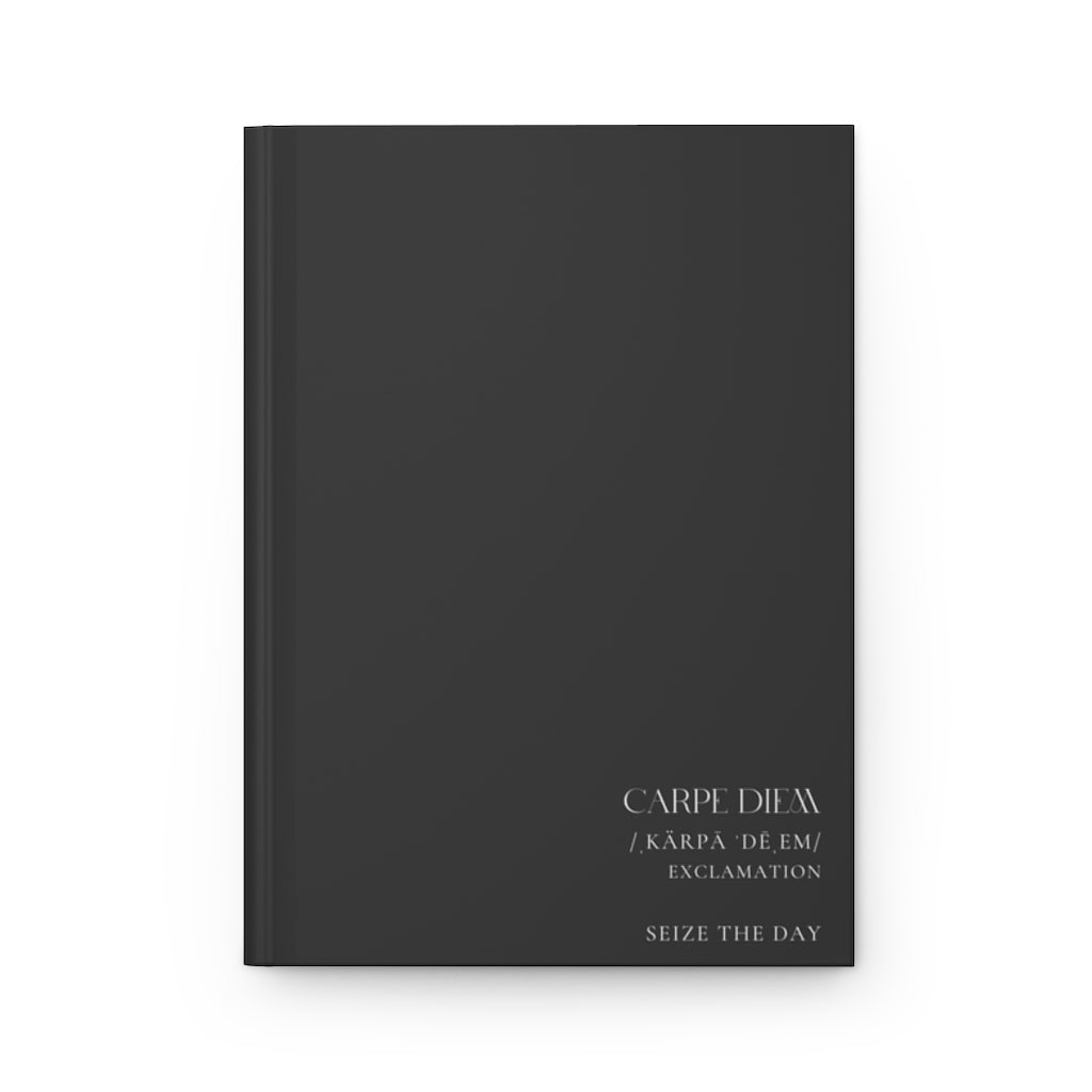 CARPE DIEM Definition Journal Matte - Black
