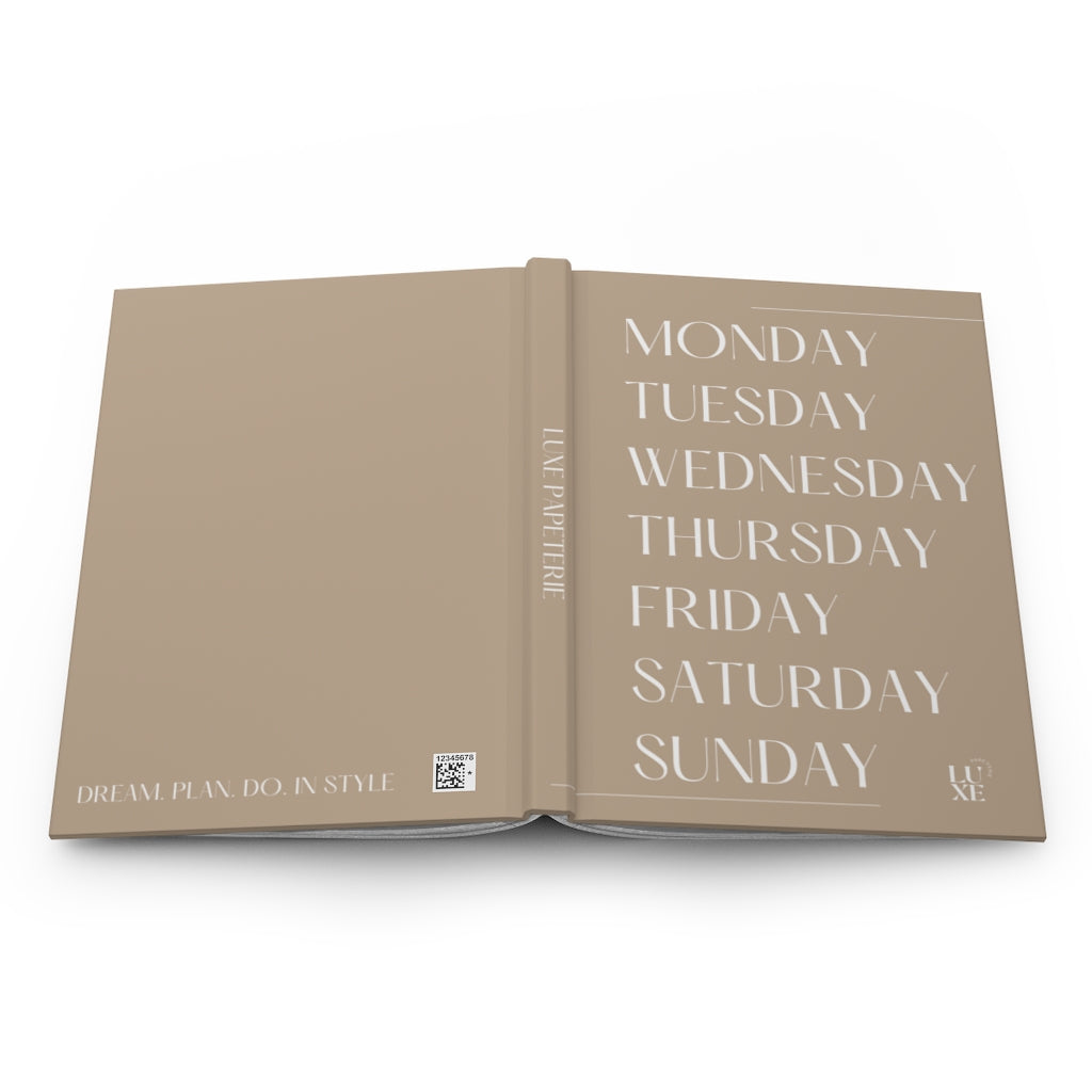 DAYS OF THE WEEK JOURNAL - NUDE