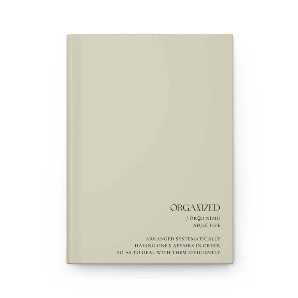 ORGANIZED Definition Journal Matte - Nude