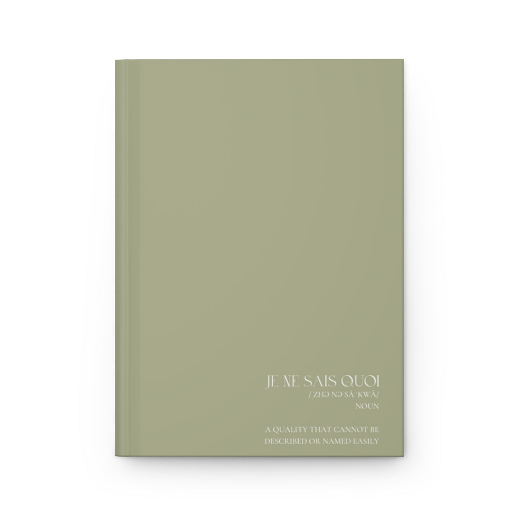 JE NE SAIS QUOI Journal Matte -Green