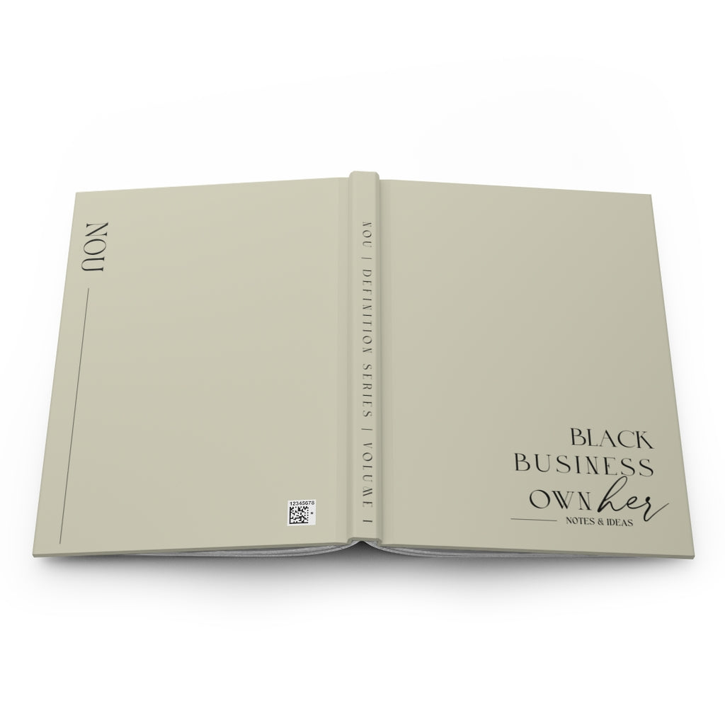 Black Business OwnHer Notebook - Nude