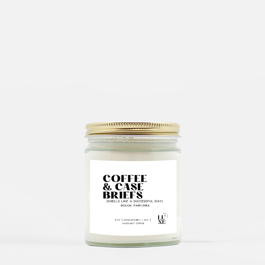 Coffee & Case Briefs | Law Student Candle No 1
