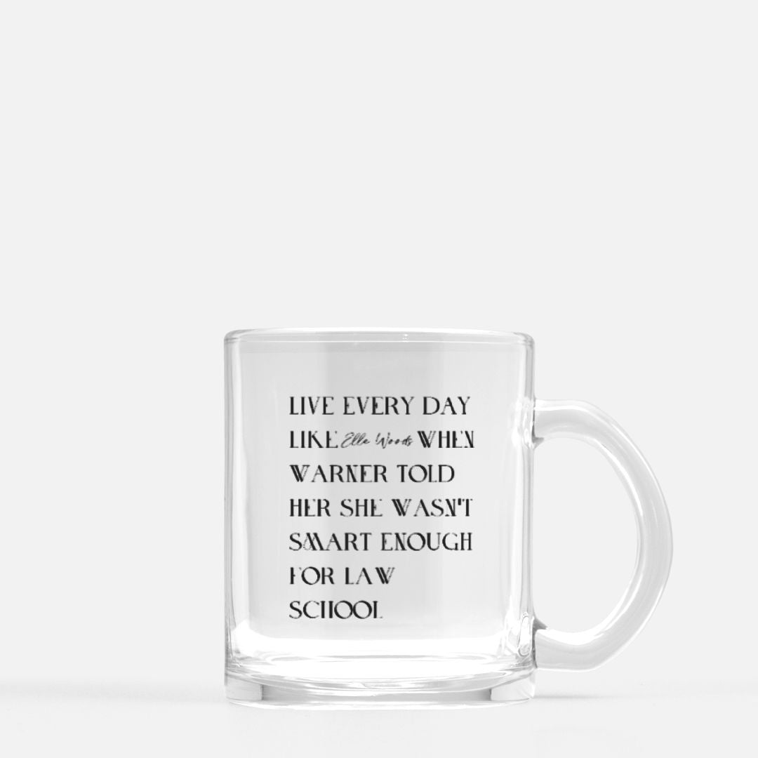 ELLE WOODS ELLE WOODS WARNER COFFEE MUG - CUTE COFFE MUG FOR LAW STUDENTS - LSAT ESSENTIALS