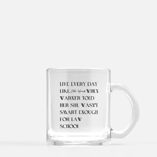 ELLE WOODS ELLE WOODS WARNER COFFEE MUG - CUTE COFFE MUG FOR LAW STUDENTS - LSAT ESSENTIALS