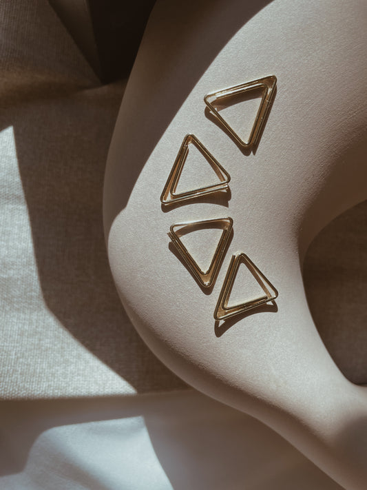 Triangle Archivist Gold Paper Clip
