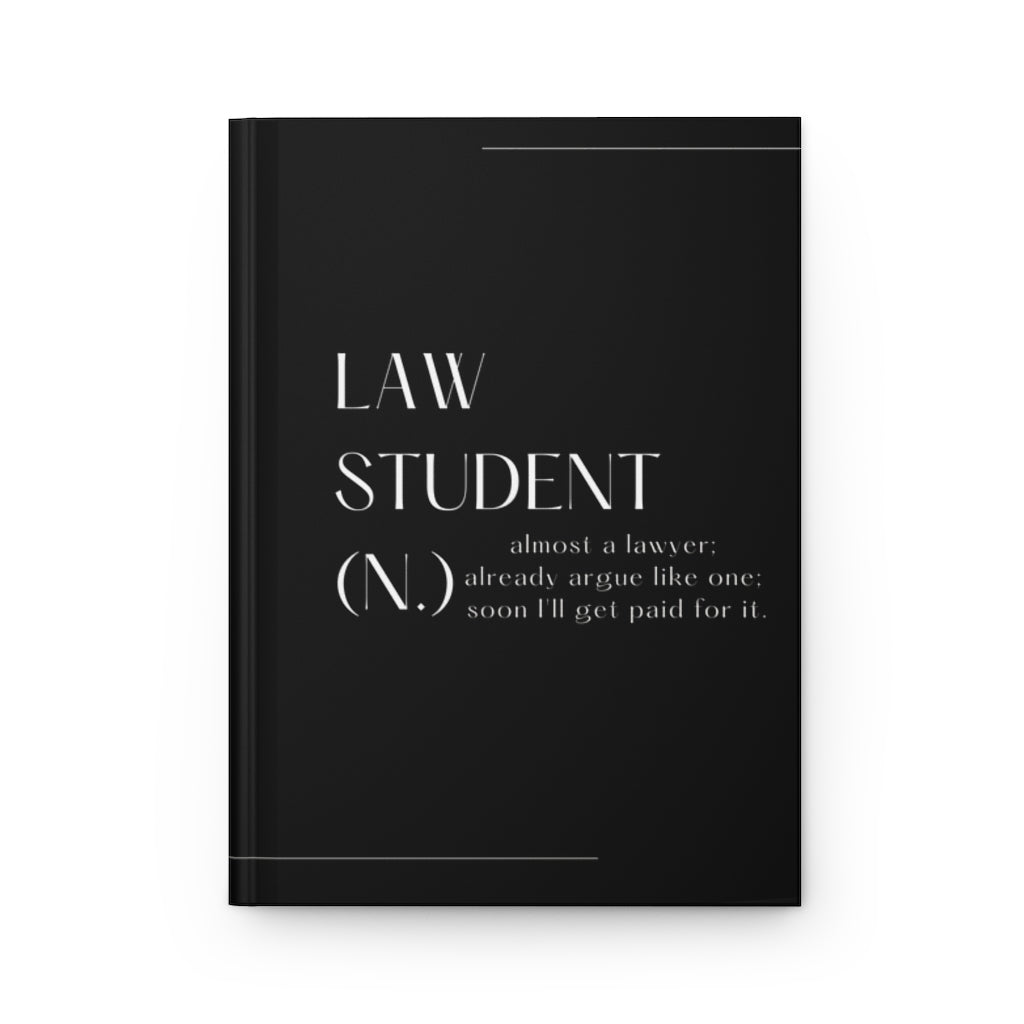 law student notebook, law school gifts, law student gifts, funny legal stuff, law school supplies 