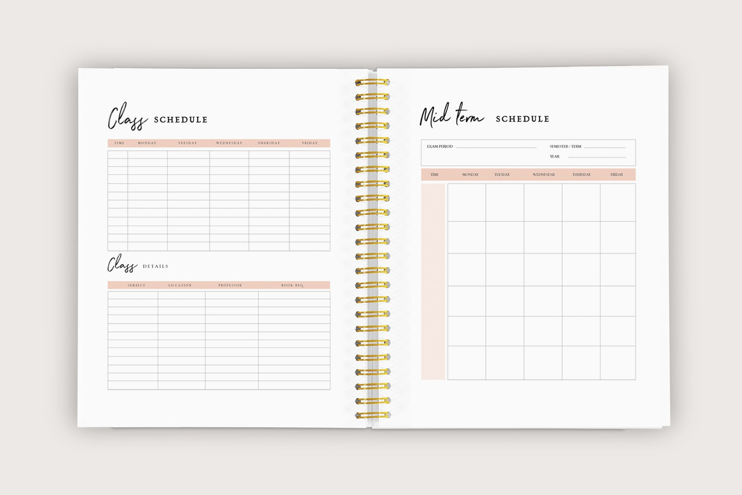 LAW SCHOOL PLANNER | Physical |