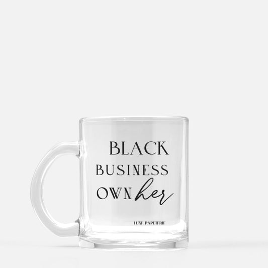 BLACK BUSINESS OWNHER COFFEE MUG / DEFINITION SERIES / BLACK WOMAN