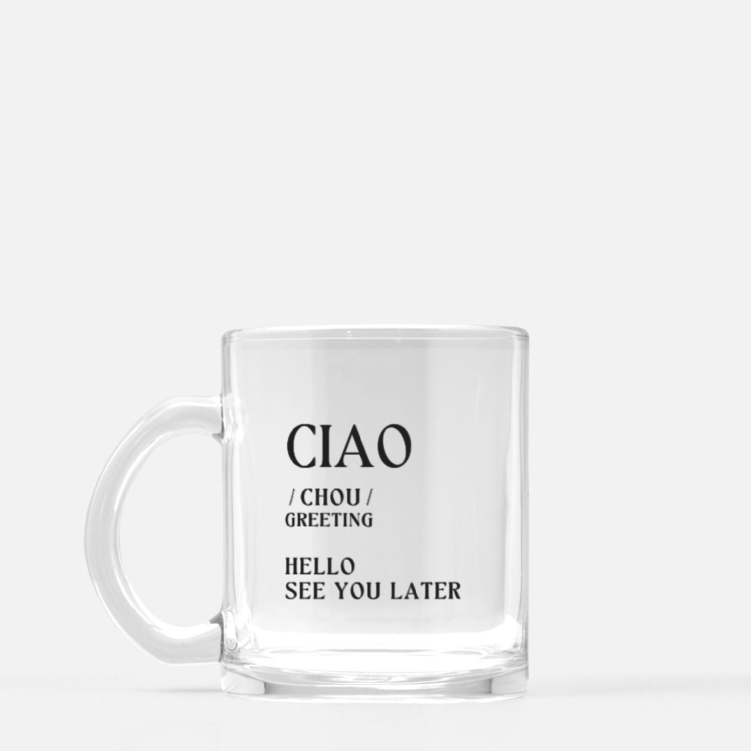 COFFEE \ Definition Mug Series \ Clear Coffee Mug